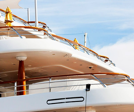 management of technical services for yachts and boats